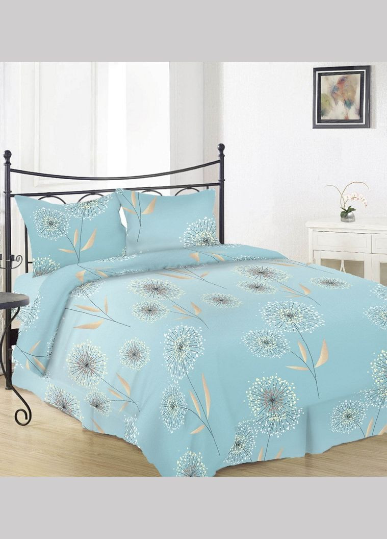 Простыня Вилена бязь Голд Люкс 200×220 см Одуванчик галактика Vilenna (334002872)