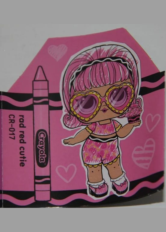 Игровой набор Lol Surprise Rad red cutie! Crayola Цветы раскраски кукла лол color me studio 505273 L.O.L. Surprise! (323480682)
