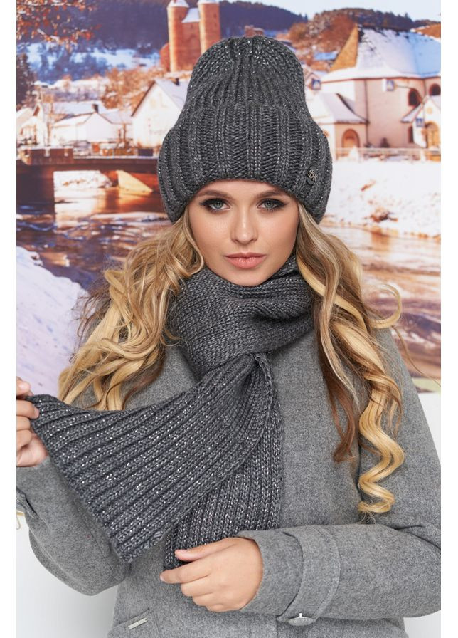 Жіночий комплект Наомі шапка та шарф Braxton (360506717)