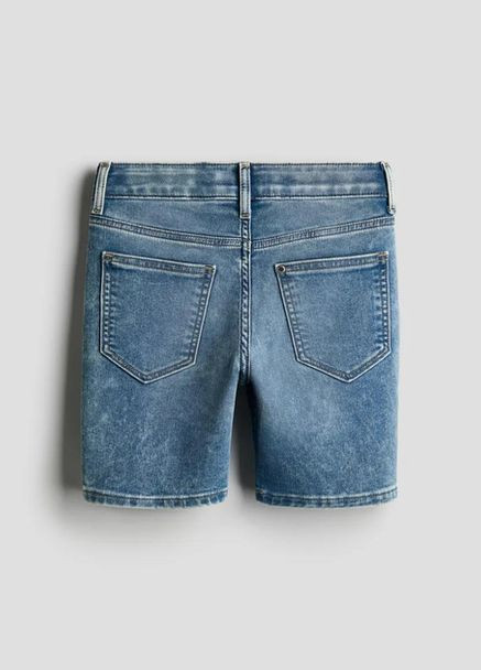 СУПЕРМ'ЯКІ СИНІ ДЖИНСОВІ ШОРТИ -146см(10-11р) H&M (338589693)