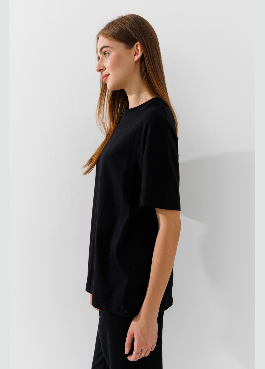 Футболка женская OnMe-01 baza Черный (2000989479918А) shop (2000989479918) On me - (315961683)