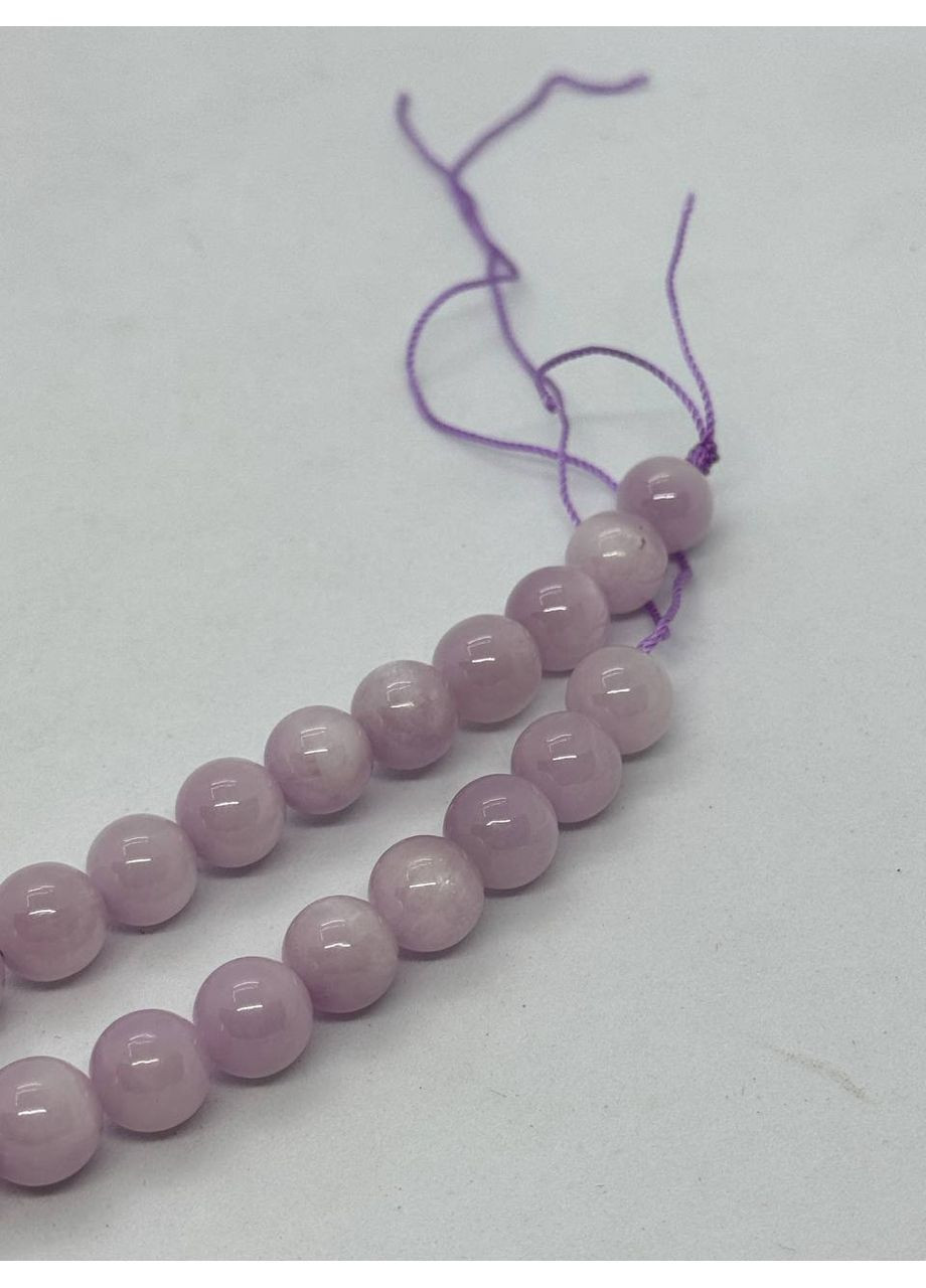 Кунцит на нитці без застібки 8 мм 40 см Рожевий No Brand (372468094)