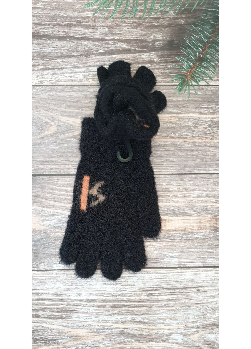 Детские вязаные перчатки для мальчиков, одинарные No Brand (355336821)