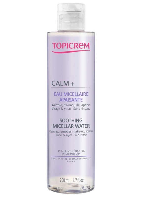 Мицеллярная вода для глаз и глаз CALM+ Soothing Micellar Water 200мл Topicrem (323229693)