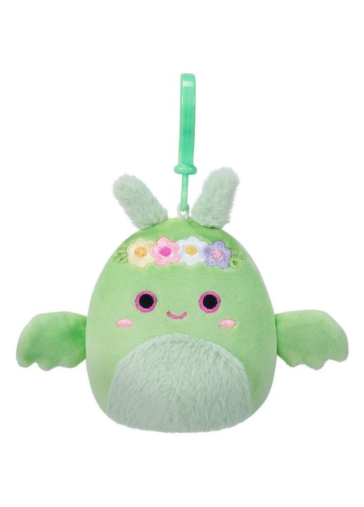 Мягкая игрушка-брелок Дракон Тов на клипсе, 9 см () Squishmallows SQCP00217 (328396580)