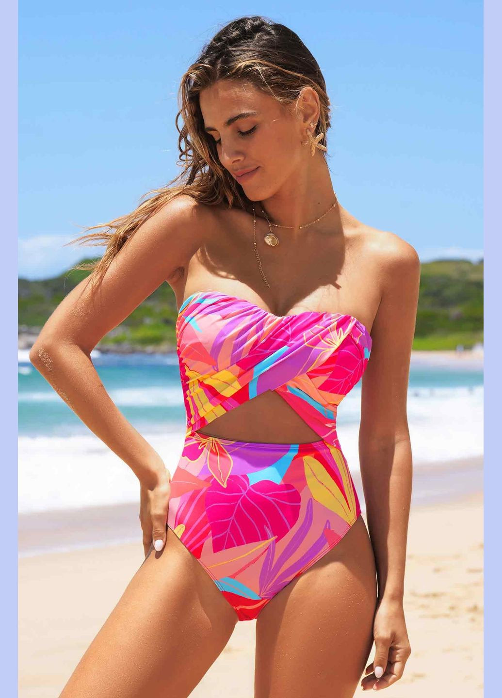 Комбінований літній купальник CUPSHE