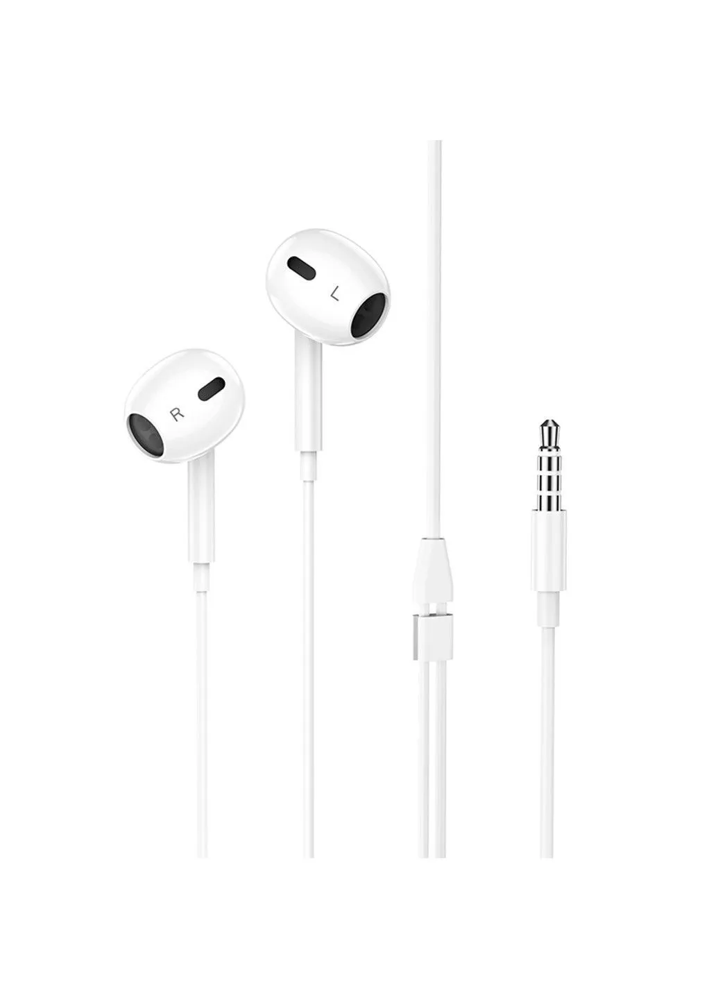 Наушники проводные M1 Max (3.5mm) White Hoco (381538330)