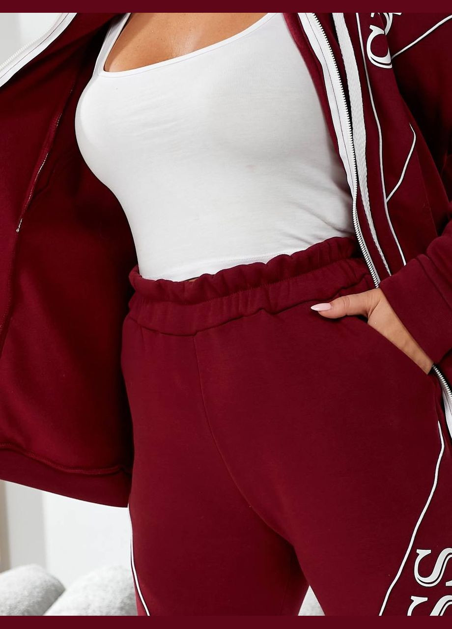 Женский теплый спортивный костюм цвет бутылка New Trend (304989117)