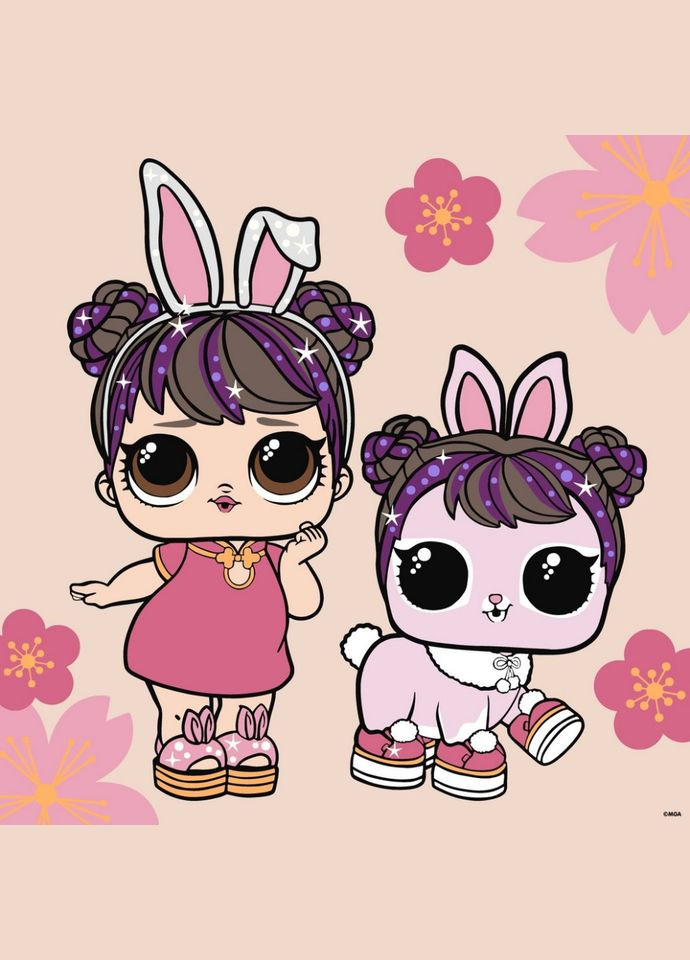 Картина за номерами "L.O.L. Surprise! Chinese New Year Doll & Pet" KHO1105, 40х40 см IDEYKA (341610155)