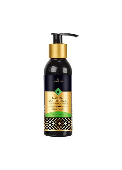 Смазка на водной основе Natural WaterBased Apple Candy (125 мл) без глицерина и парабенов Sensuva (297573651)