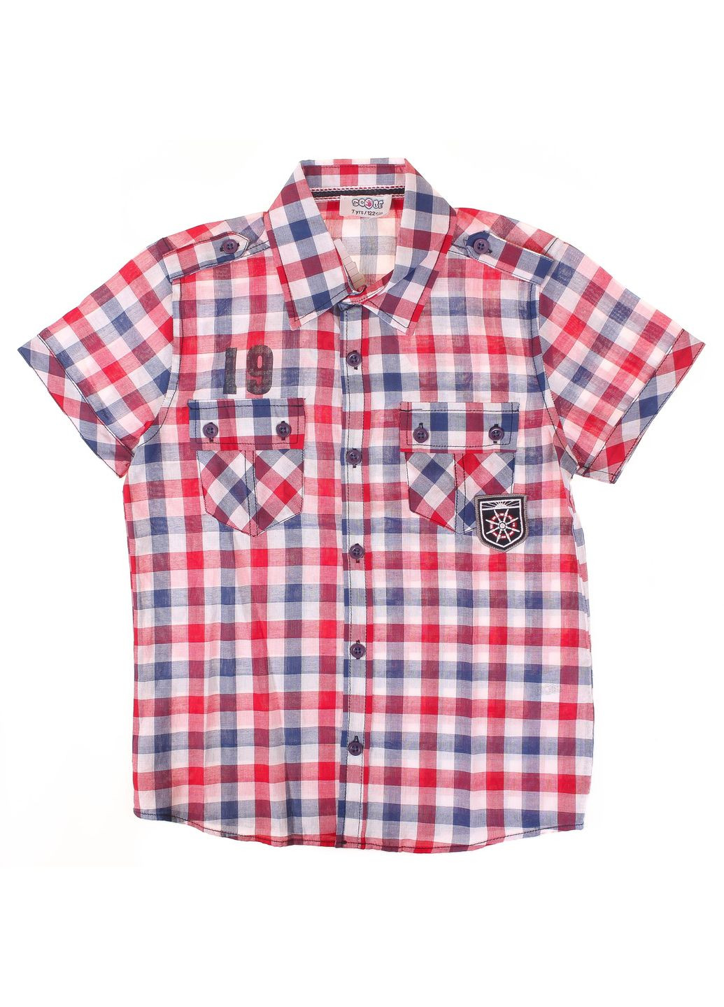 Синяя рубашка Soobe