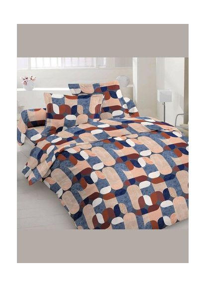 Євро комплект постільної білизни 100% Бавовна 200х220 см Ble-1018 Vital-Textile (367262254)