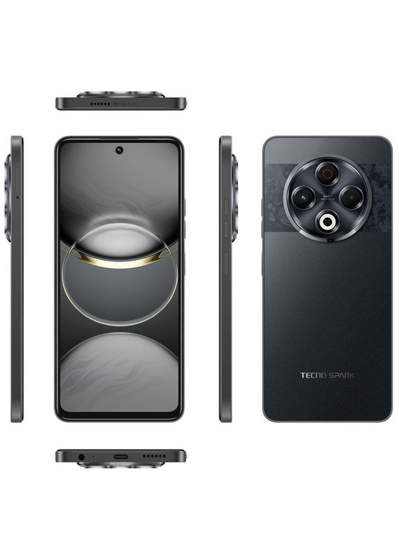 Смартфон Spark 30 (KL6) 8/256GB (Stellar Shadow) Tecno (360424923)