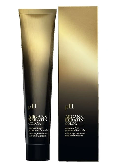 Безаммиачный гель-крем краска для волос Argan&Keratin 7.4 Блондин медный,100 мл PH (298914693)