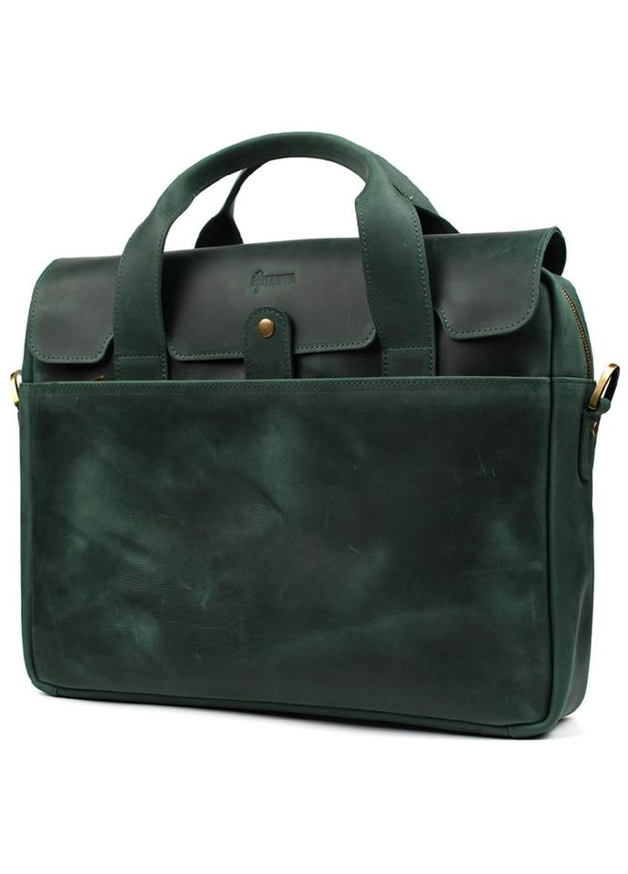 Мужская сумка-портфель из натуральной кожи зеленая RE-1812-4lx TARWA (329151503)