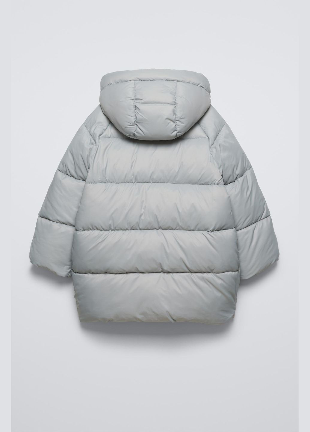 Блакитна зимня зимова куртка на дівчинку блакитна 0562736805 Zara