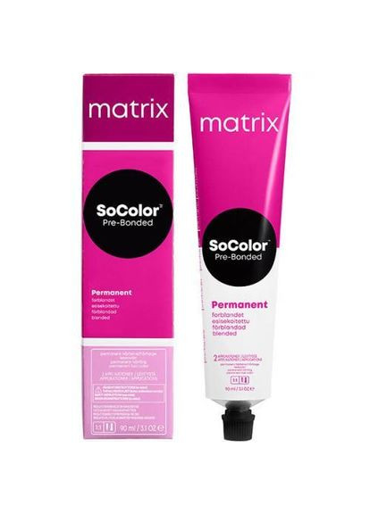 Стойкая кремкраска для волос SoColor Pre-Bonded 8VM светлый блондин перламутровый мокка, 90 мл. Matrix (292736138)