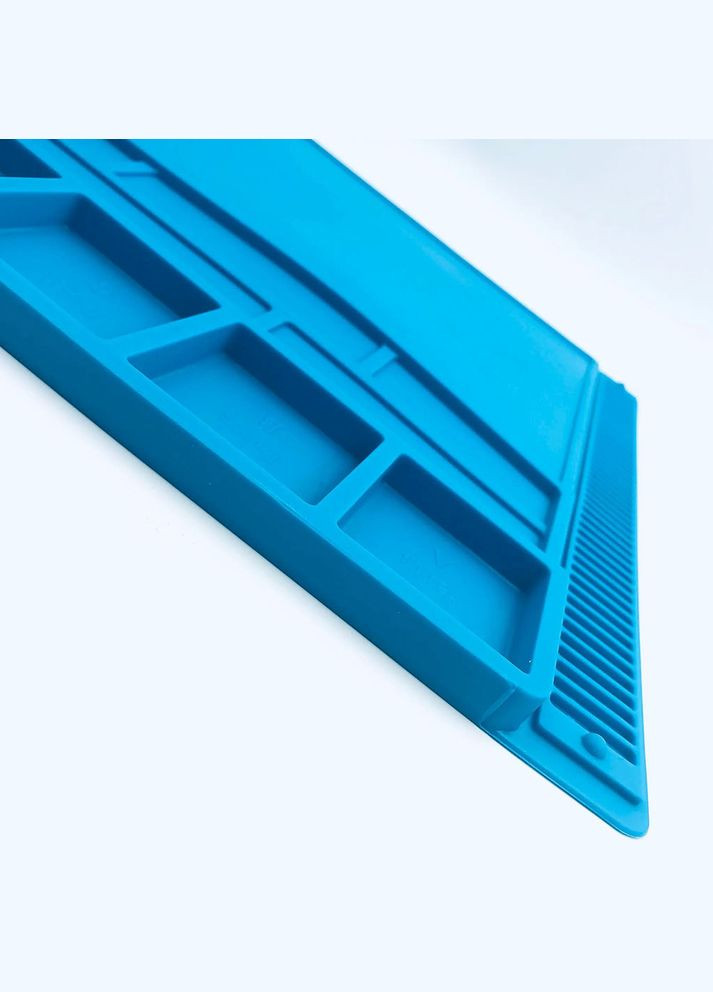 Коврик силиконовый S-180, теплоизоляционный мат для паяльника, паяльной станции, ремонта 550x350 мм No Brand (322567882)