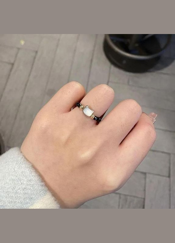 Парные кольца "котики" бисер, набор колечек из бусин, комплект колец парных из бисера, украшение, подарок Fashion Jewelry (337718658)