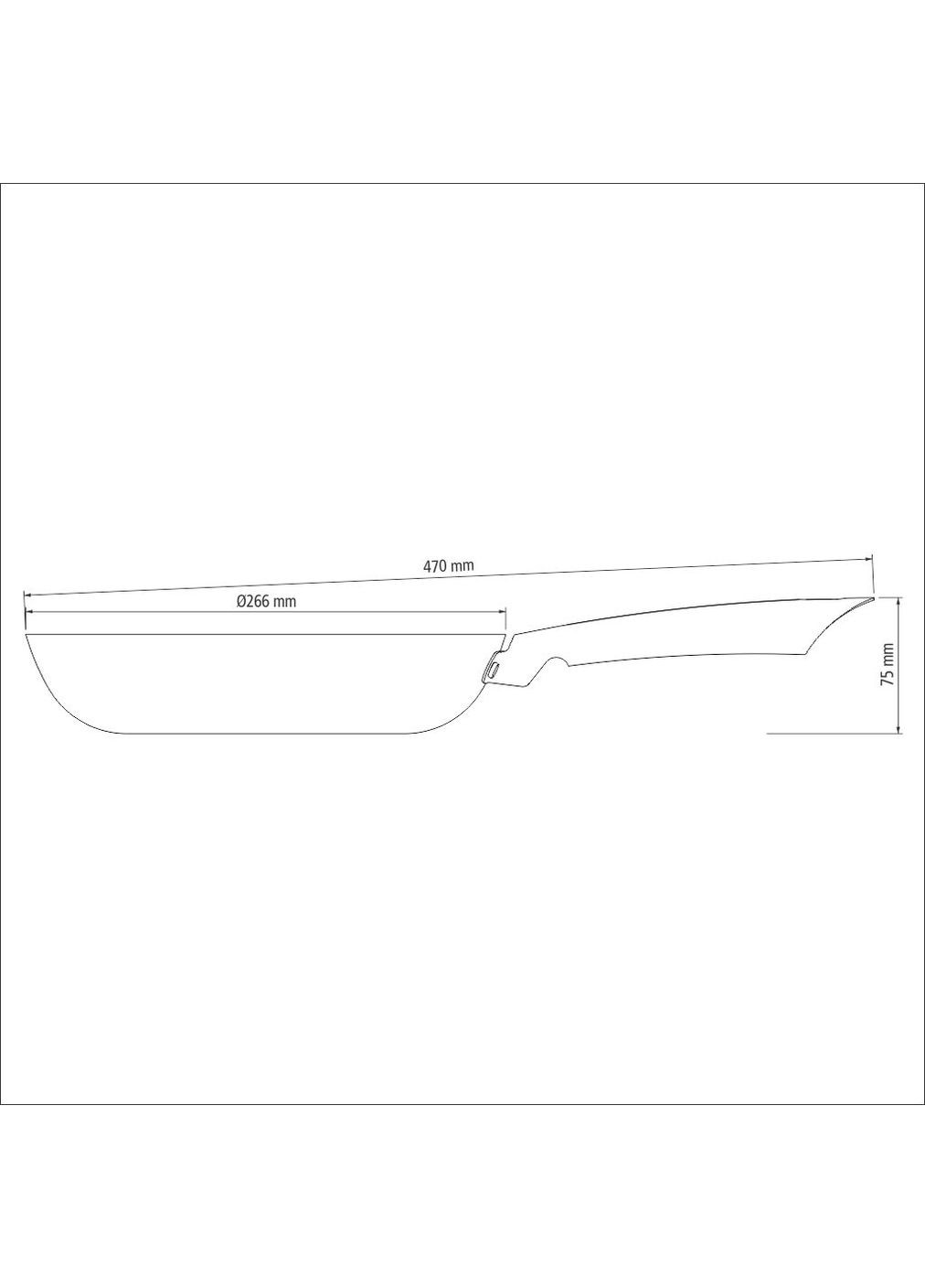 Сковорода Trento 26 см (20836/026) Tramontina (372465723)