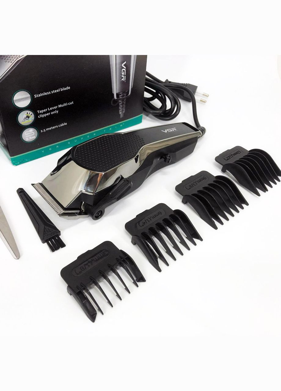 Машинка для удаления волос на лице V-130, Машинка окантовочная профессиональная TU-902 для бороды VGR (351486379)