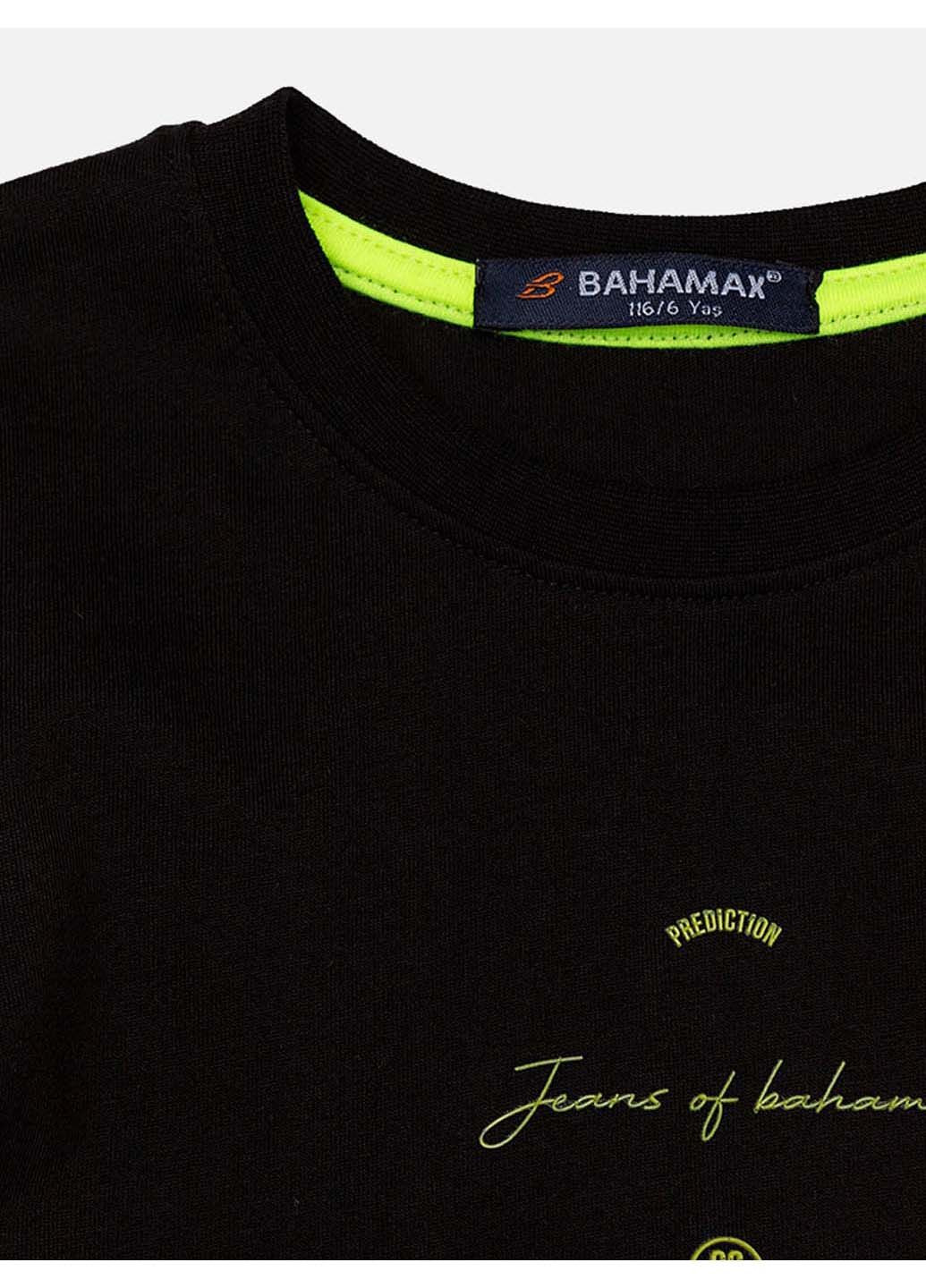 Чорна літня футболка Bahamax