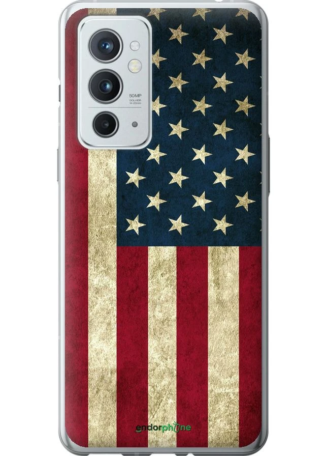 Чехол на OnePlus 9RT Флаг США "395u-2520-70447" Endorphone (366375822)
