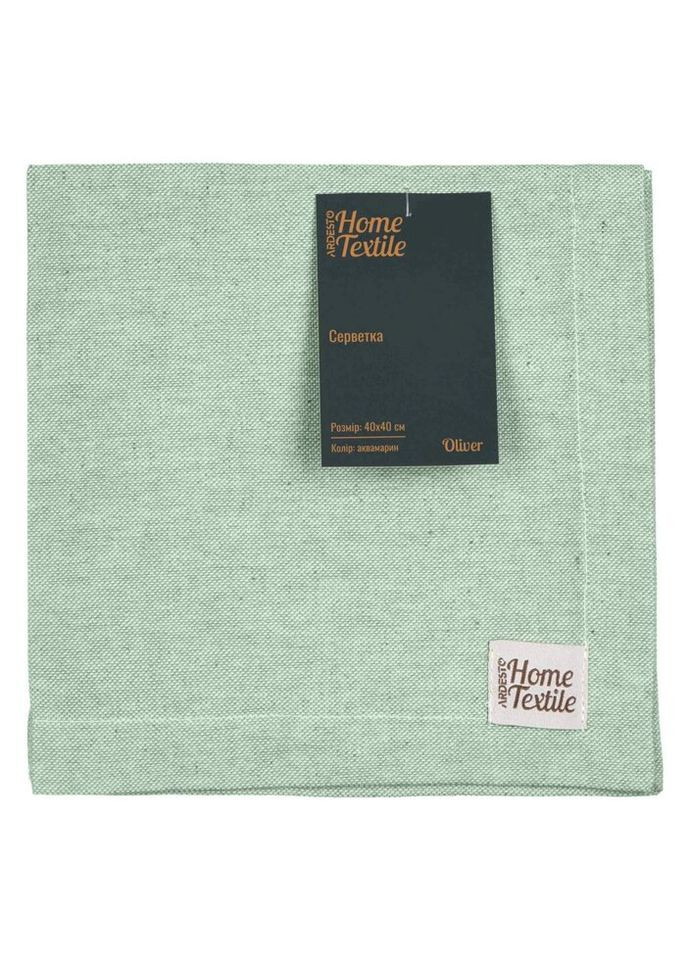 Серветка сервірувальна Oliver ART06OA 40х40 см аквамарин Ardesto (327608802)