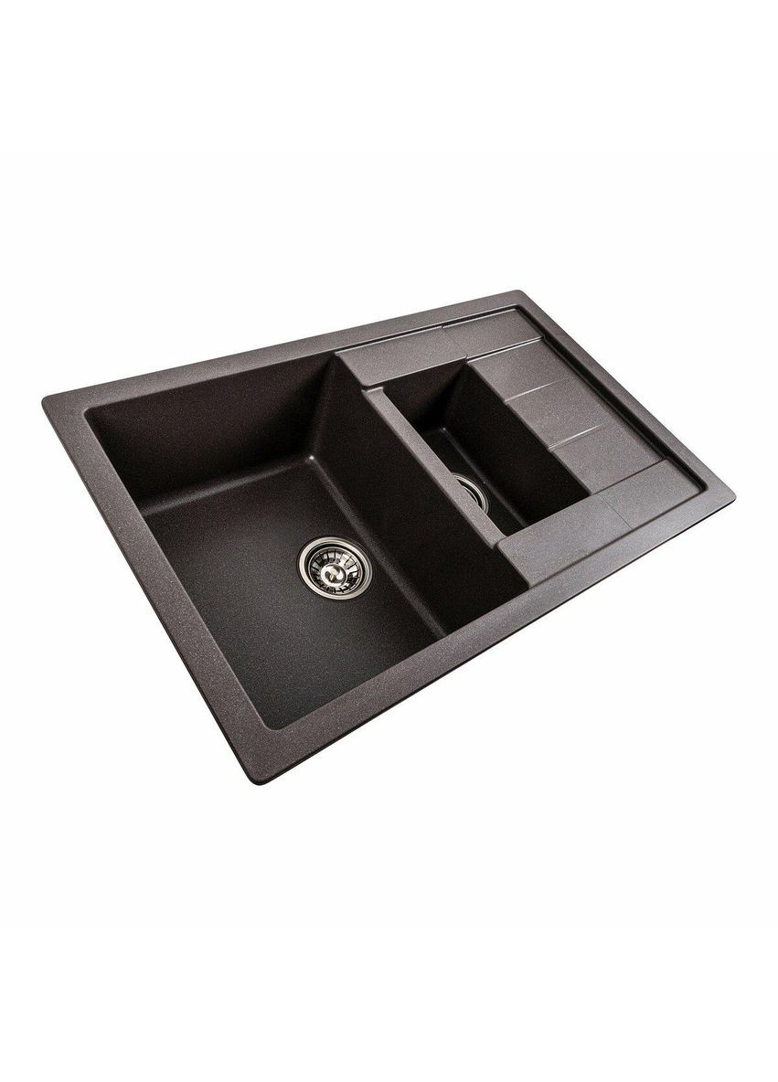 Гранітна мийка для кухні 7850W TOSKANA матовий Гренадін Valeso (365877792)