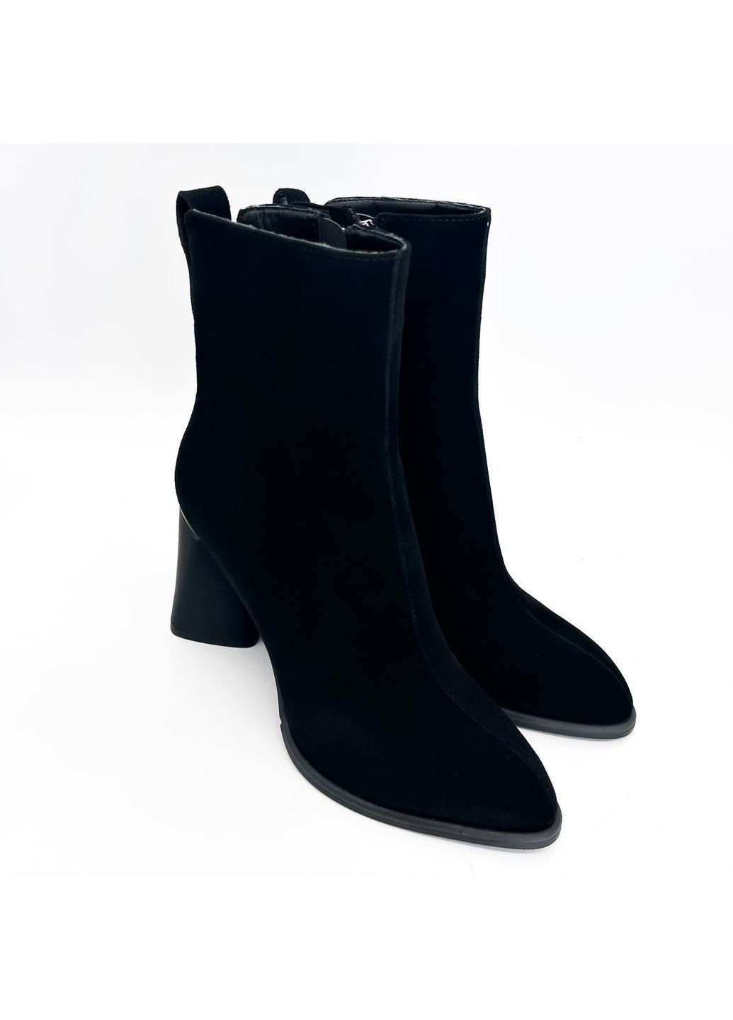 Черные демисезонная ботильоны (р) замша 0-1-1-m-686-hk-1152-015b Danler