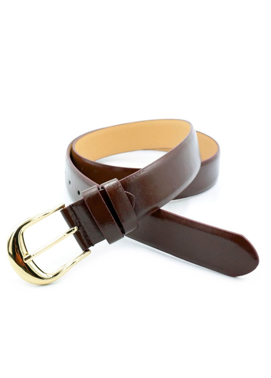 Жіночий ремінь 3,3 х 110 см Бежевий zhn-kz-kit33-016 Weatro (317751113)