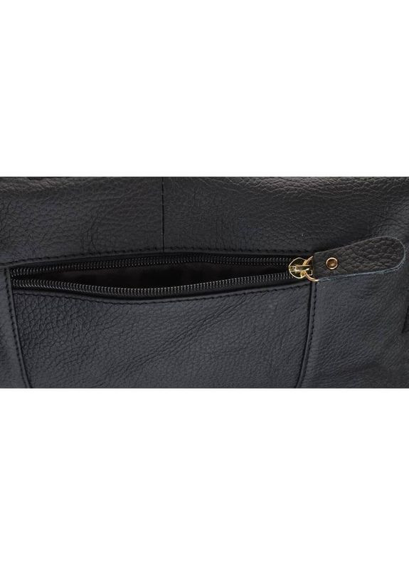 Жіноча шкіряна сумка 1t300-black Borsa Leather (322189624)