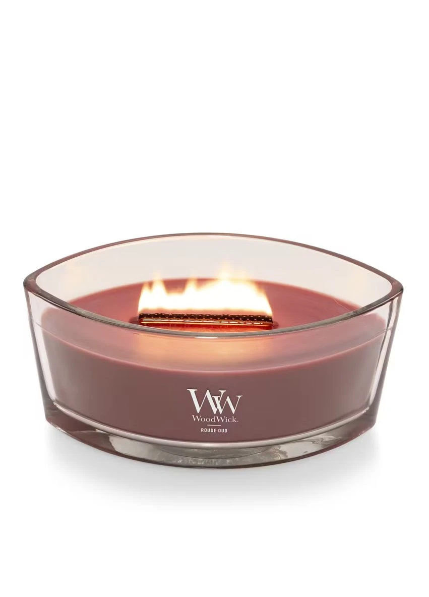 Ароматическая свеча с ароматом розы и специй Ellipse Rouge Oud 453 г WoodWick (400787772)