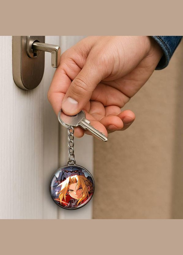 Набор подвеска (кулон) и брелок Аниме Стальной алхимик #02 (подарочный набор) No Brand (332633781)