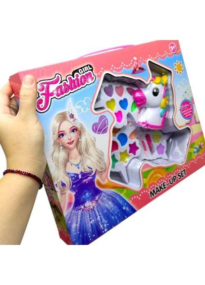 Косметика на розкладній палетці Єдиноріг MIC палетка для макіяжу набір косметики для обличчя та очей ProDobro (367092485)