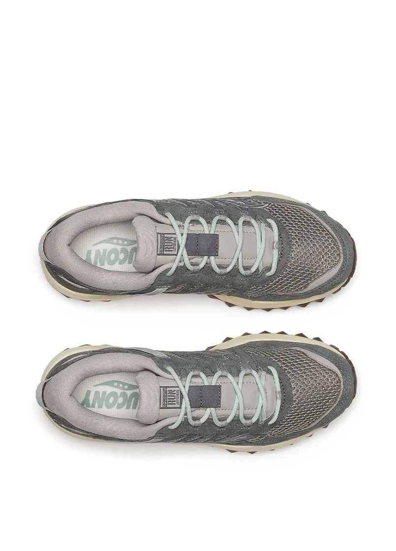 Серые демисезонные мужские кроссовки s70887-2 серый ткань Saucony