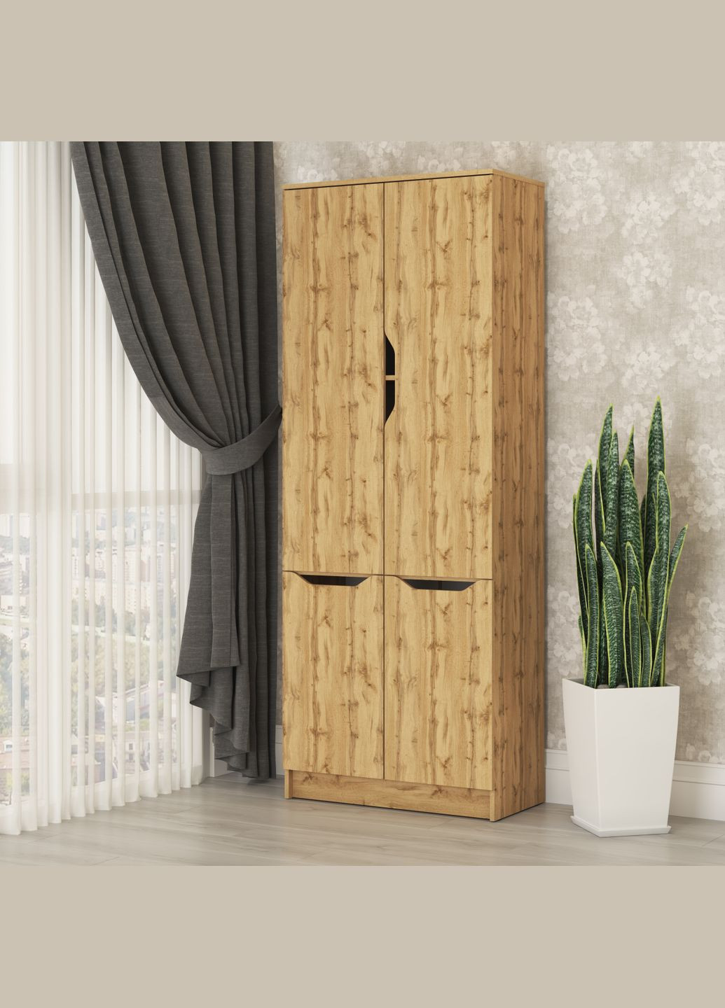 Шафа розпашна 4Д Лілу 80x40x210 см (MBS-1416) MebelStar (334300331)