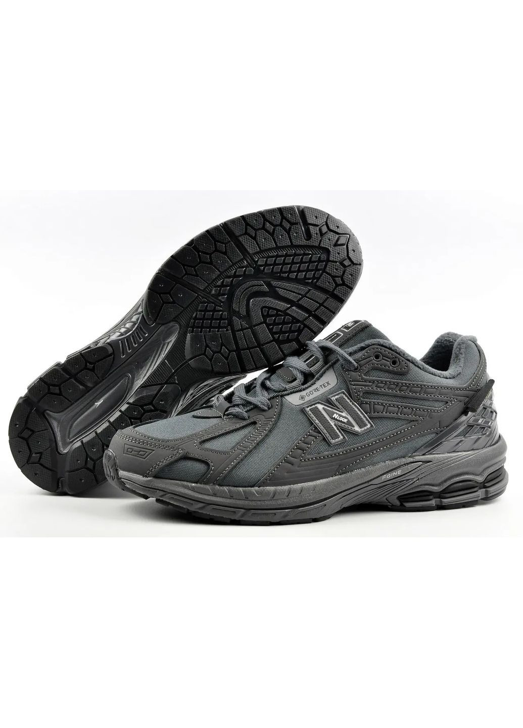 Серые демисезонные кроссовки термо balance 1906 No Brand