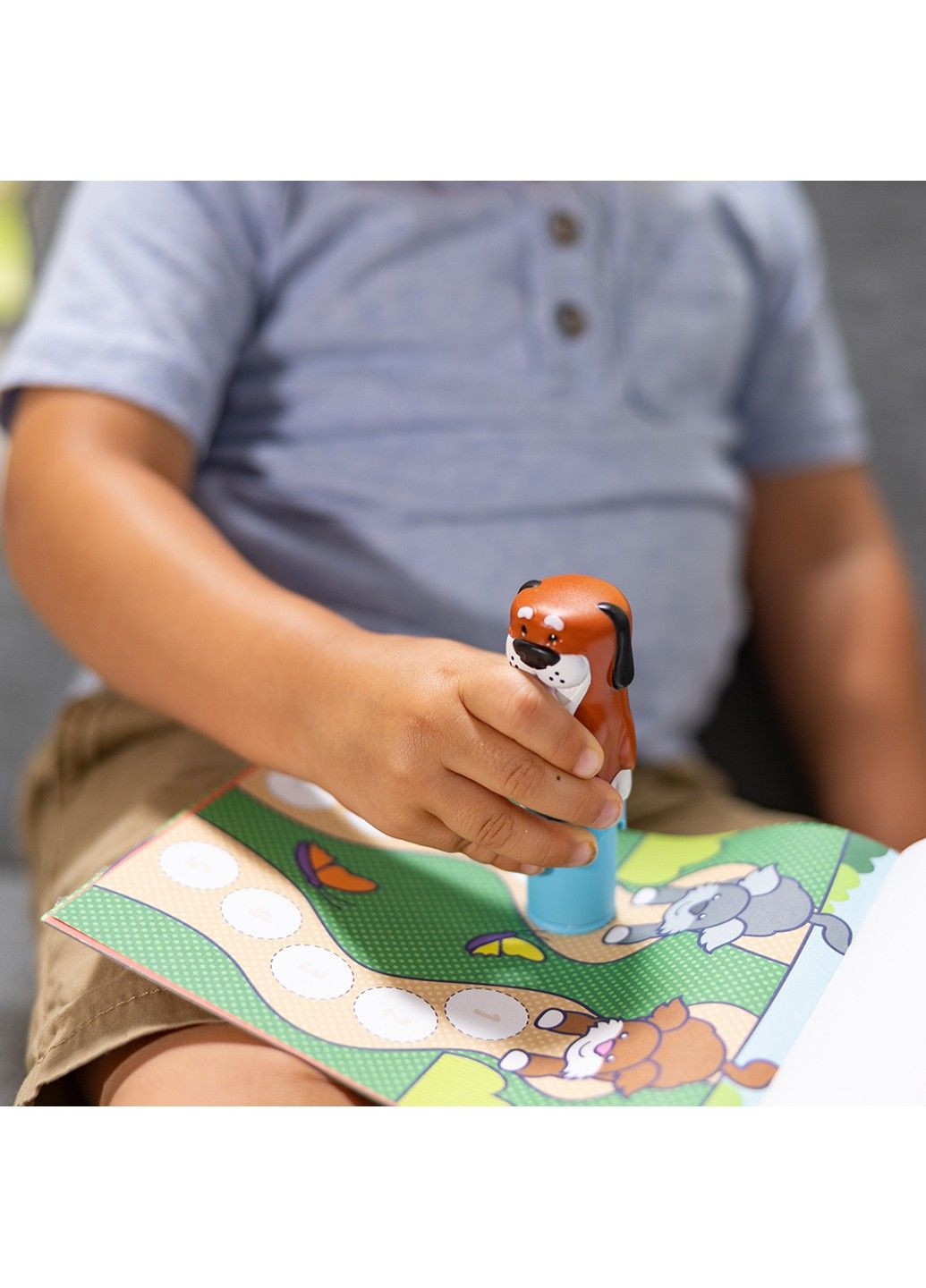 . Sticker WOW: Набор из блокнота и штампа с наклейками «Щенок» Melissa & Doug (360767935)