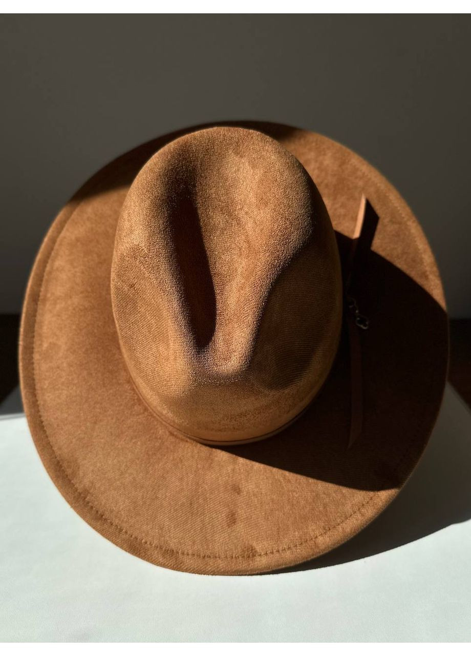 Капелюх Федора унісекс замшевий з полями 8 см та регулюванням розміру MONACO No Brand (362346149)