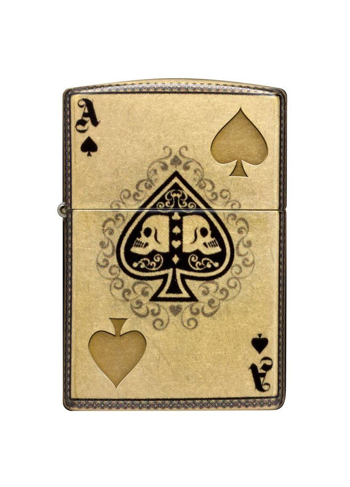 Запальничка 46388 Ace of Skulls Design Zippo (325476351)