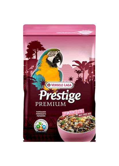 Повнораціонний корм Prestige Premium Parrots для великих папуг 2 кг (5410340219133) Versele-Laga (279565836)