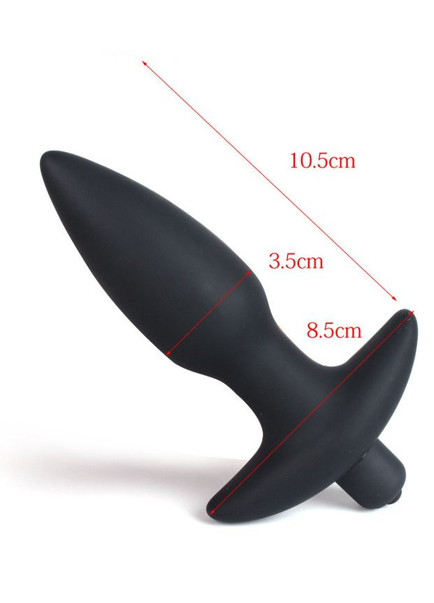 Анальная пробка с вибрацией Rock-off Butt М анальный вибратор (10 скоростей) Roger (303880314)