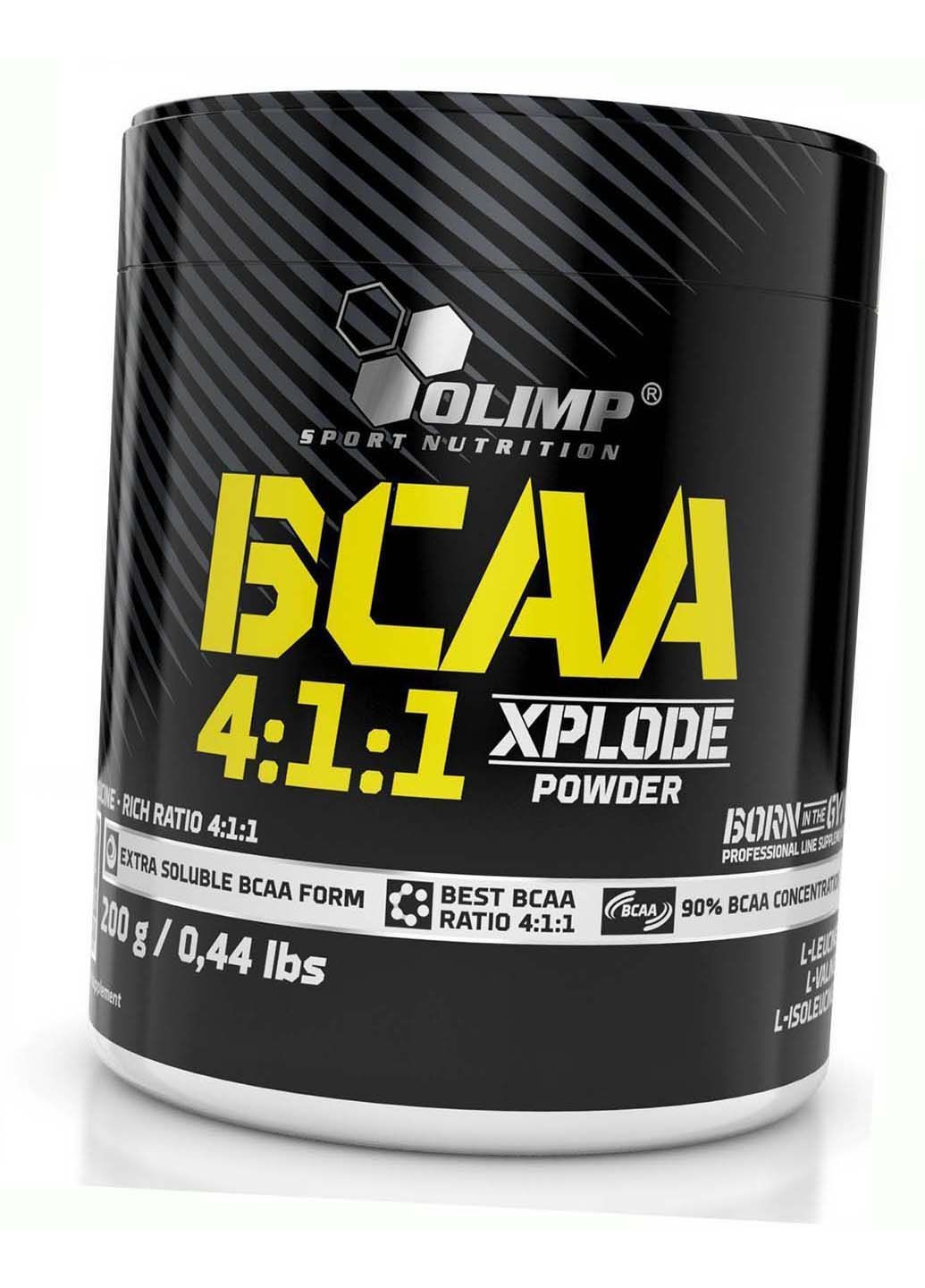Аминокислоты BCAA 4:1:1 Xplode 200г Фруктовый пунш Olimp Sport Nutrition (285794240)