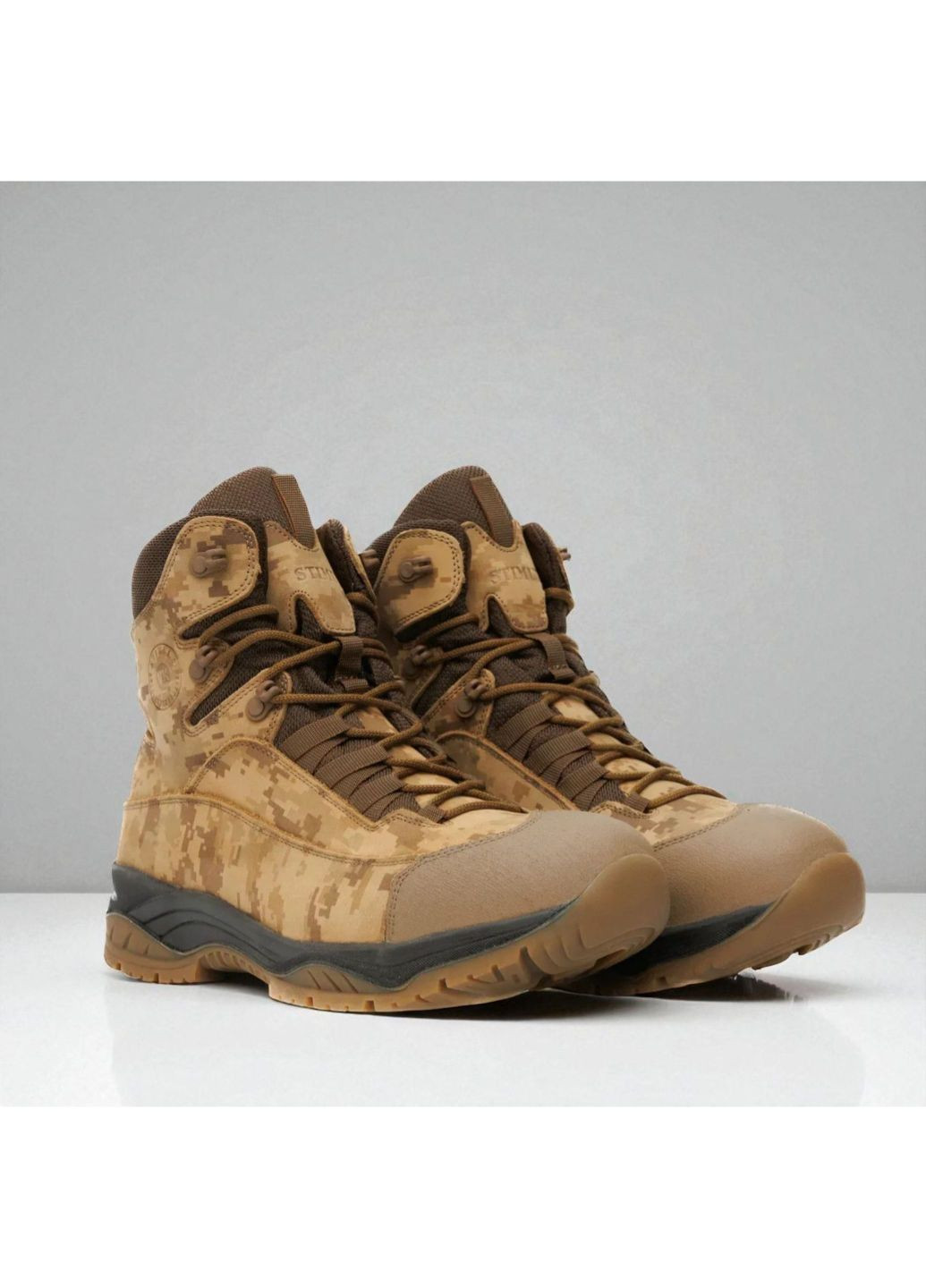 Военные Женские Демисезонные Берцы из Кожи. 36-46р Койот+Пиксель. Легкие и удобные! STDF-2157 40 No Brand (349513216)