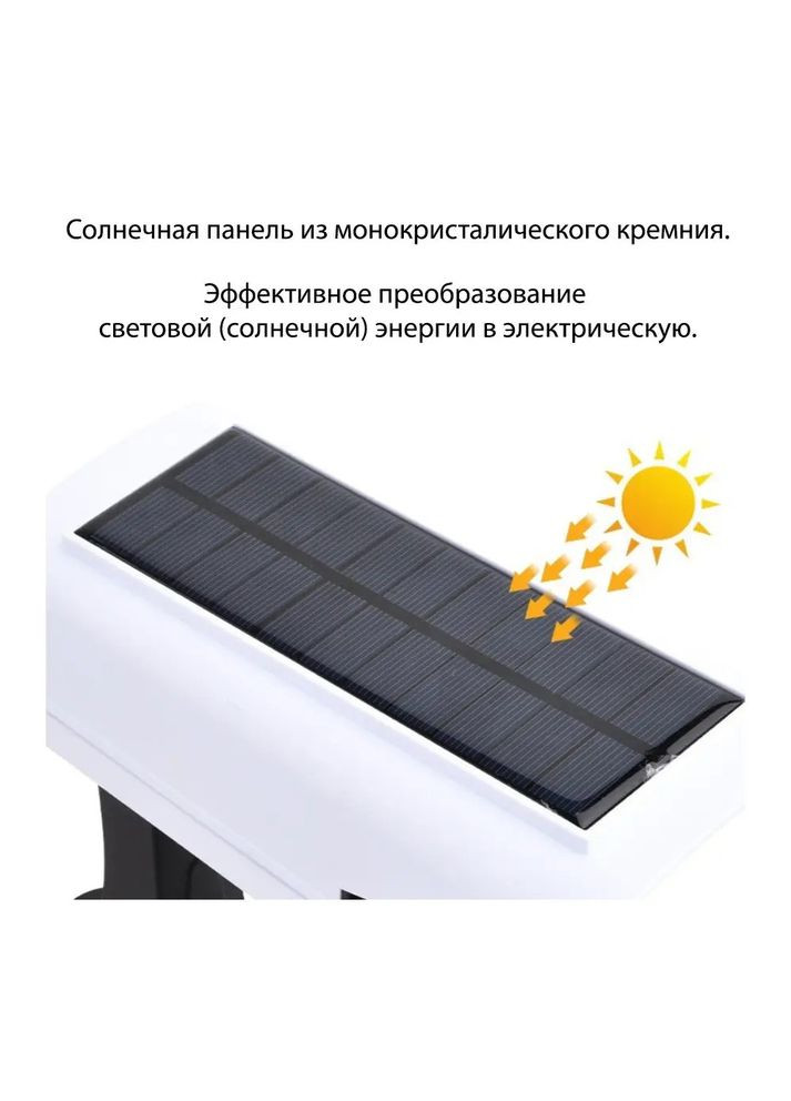 Вуличний накладний світильник Jianlips JLP2178 Сонячна батарея Ліхтар прожектор з пультом Білий/Чорний UKC (334256972)