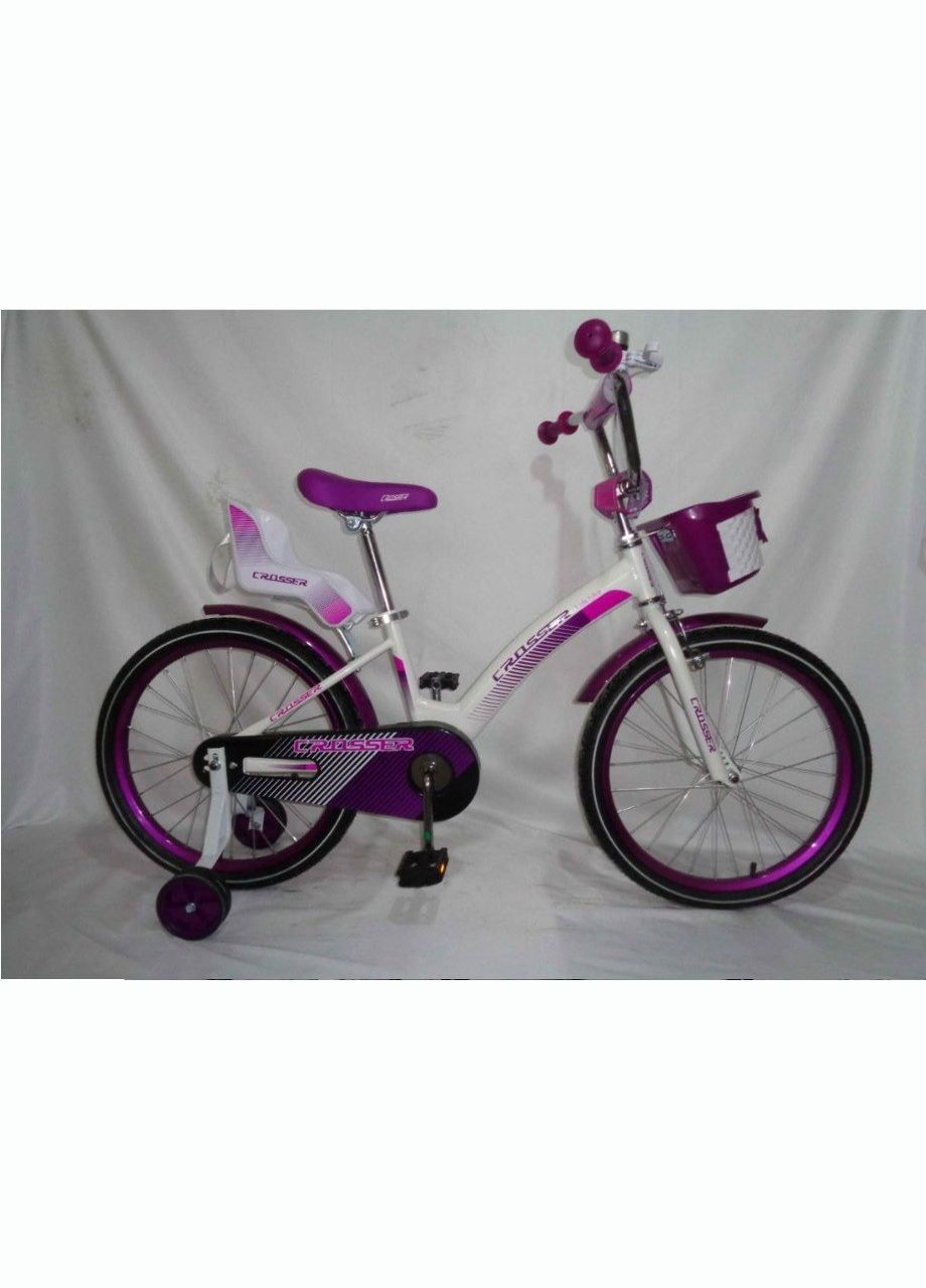 Детский велосипед KIDS BIKE Фиолетовый, 18 Crosser (267810104)