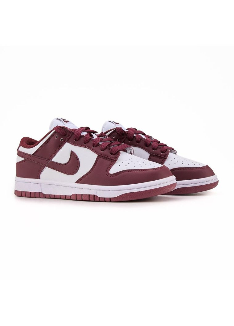 Білі Осінні кросівки чоловічі nike dunk low retro team red найк сб данк No Brand