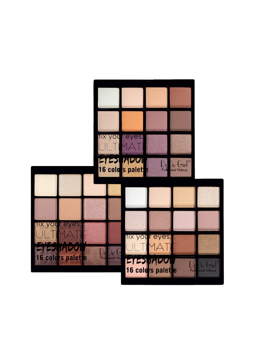 Тени для век Ultimate 16 оттенков D3048 DoDo Girl (300676773)