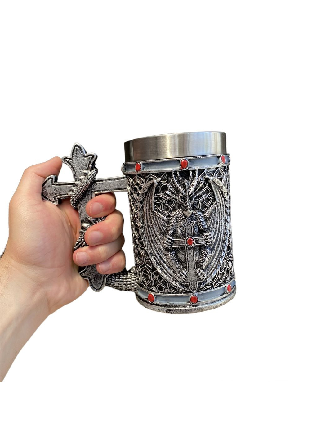 Чашка 3D Танкард Дракон 500 мл Home (294635516)